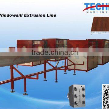 Plastic PVC Windowsill Profile Extruder Machine