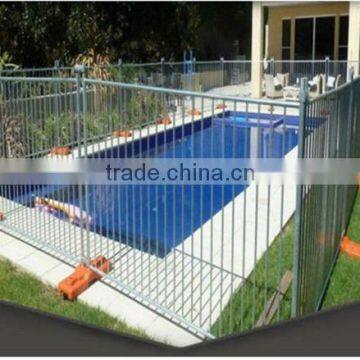 2016 professional designed galvanized temporary swimming pool safety fence