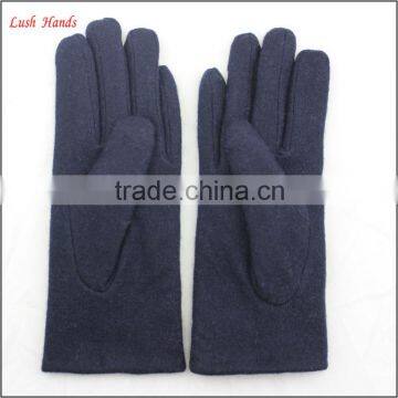 Ladies Affordable Woolen Gloves With Fake Pearl Ring photo-6