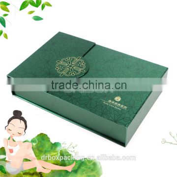 Ornamental luxury gift box for cosmetic packaging with magnetic inside