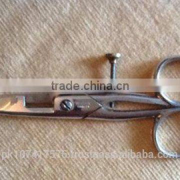 German Solingen Sewing Scissors with Regulator, Button Sewing Scissors