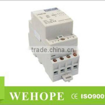 Best selling household AC contactor ,400V 25A 4P Modular contactor,electrical contact