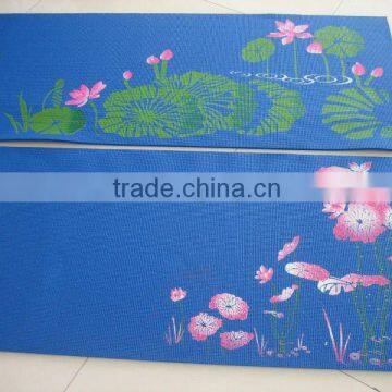 screen printing 6mm pvc yoga mat