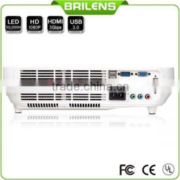 Brilens Vicky 3lcd 3led 3000 Lumens Digital Cinema Full hd 1080p Lcd Style Projector photo-3