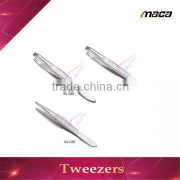 Top quality stainless steel eyelash extension tweezers