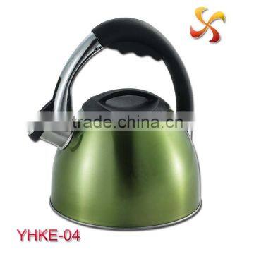 2.5L Home used cooking Kettle with Lightweight Stainless Steel Frame and Nylon Handle