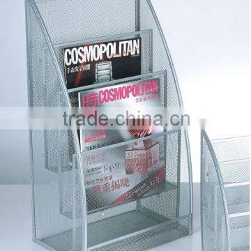 AN321 ANPHY Office Stationery Magazine Newspaper Rack Holder Stand Display Metal Wire Mesh 30*22*60cm