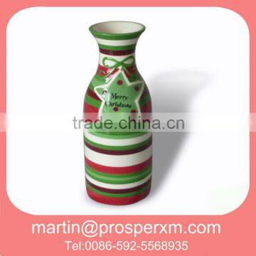 Christmas antique ceramic vase art modern