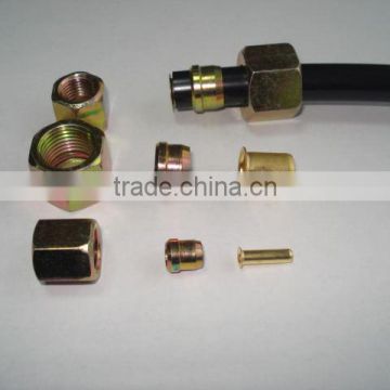 seven pieces of nut ring insert/tube fitting assembly/seven pieces adaptor