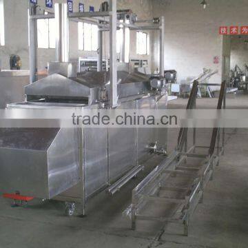 automatic snacks frying equipments machine