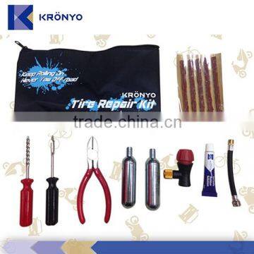 KRONYO v14 tyre repair tool kit for car and moto z13