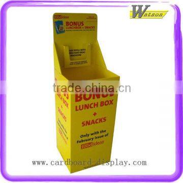 Retail Cardboard Food Promotional Dump Bins Display