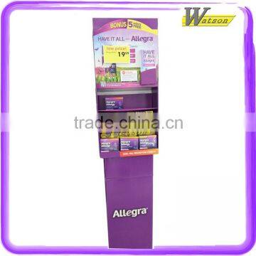 cardboard display stand Chocolate Cardboard Display Rack For women cosmetic lip