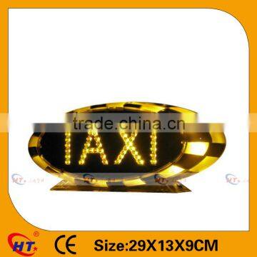 2016 New elliptical led taxi led topper sign