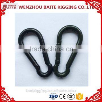 Smart Colorful Locking Carabiner,black Single Swivel Dog Snap Hook,Black Climbing Snap Hook photo-4