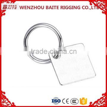 rigging hardware Welded round ring with square plate