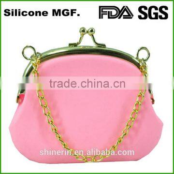 Logo Printing Smart Stuff Silicon Materail Luxury Coin Purse for Ladies photo-3