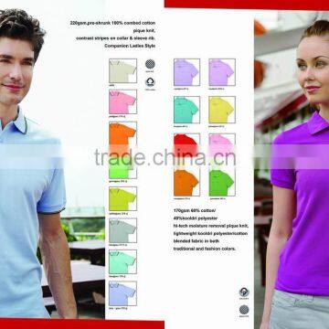 High Quality Fashion Couple Polo Shirt , Custom Polo Shirt Design photo-4