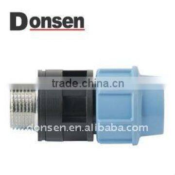 Male adaptor with brass/PP Compression fitting for Irrigation