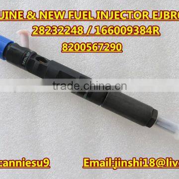 Genuine and New Common Rail Injector 28232248 EJBR04001D for RENAULT 8200567290 N*ISSAN 166009384R