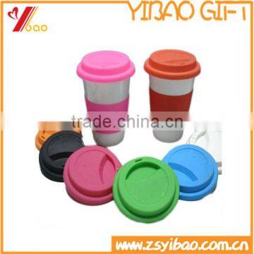 Directly factory Mug Silicone tea/coffee cup lid.