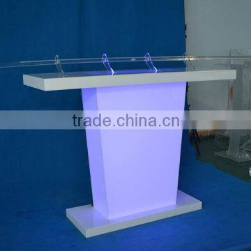 2015 New Acrylic Table Lectern With Different Color Light, High Quality Podium photo-6