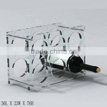 GH-RZ256 High Quality Rectangle Acrylic Wine Display Rack, Colorful Acrylic Display Rack photo-5
