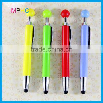 Plastic top ball style Promotional screen touch stylus pens