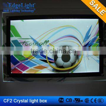 Crystal frame light box double-sided hang type CF2A silm light box