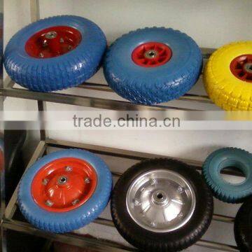 tool cart pu wheels 10"*3.50-4