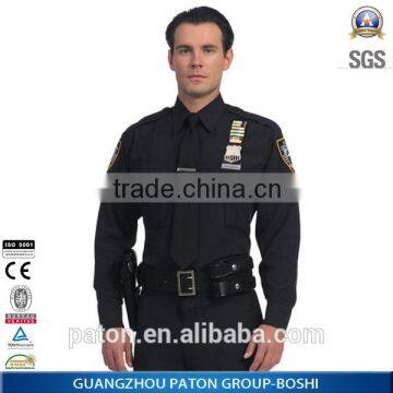 New Design Best Black Color Security Guard Uniform For Sale