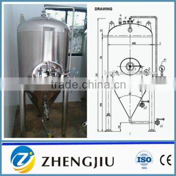 CE Certification 500L Beer Conical Fermenter