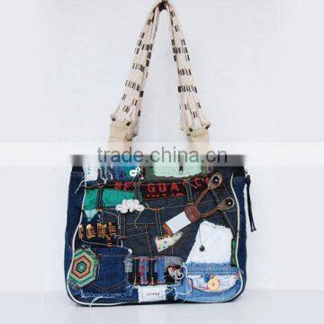 1074-2013 hot sale fashion brand bag, Designer jeans Handbag