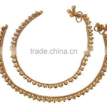 Indian Gold Plated Beautiful Payal Anklet photo-4