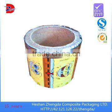 laminated color plastic film for small bags of salt and pepper