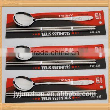 hanging spoon and chopstick sets with hang paper pack and low price