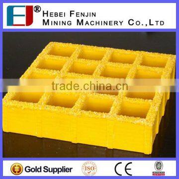 FRP Grating Mesh 38mm Gritted Molded Plastic Walkway Grating For Good Price