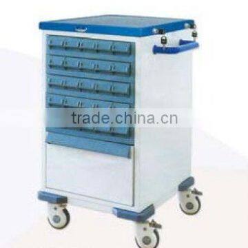 Two sides medicine delivery trolley