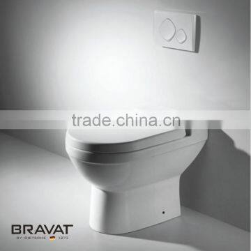 180mm P-trap china toilet dual flush water saving type C01015W