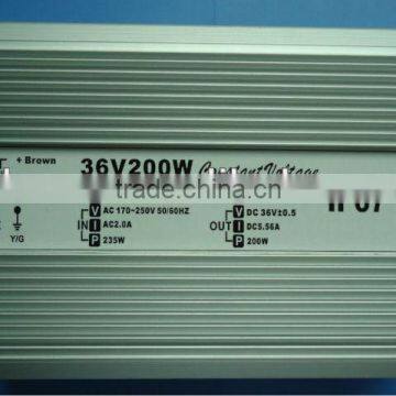 Waterproof constant voltage LED driver 200W