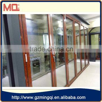 China supplier aluminium hinge glass door for house entrance
