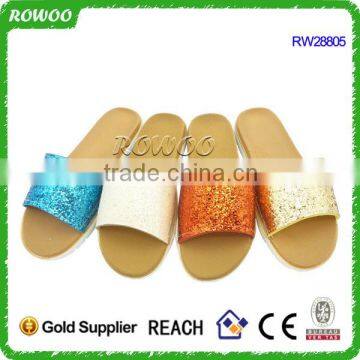 Hot sale Casual outdoor women slipper, slide sandals,beach nude slipper