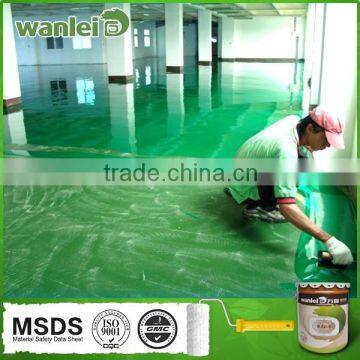 Environmentally friendly antistatic concrete floor paint