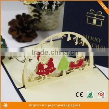 special paper handmade pop up handmade decoration greeting card