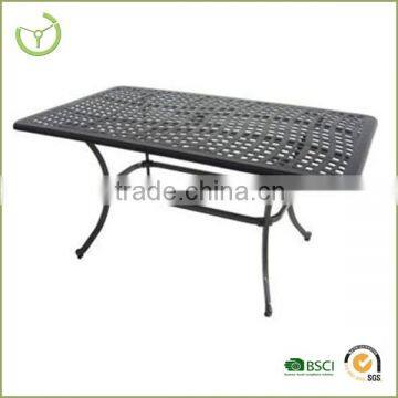 Outdoor Furniture-Cast Aluminum Rectangle dining table