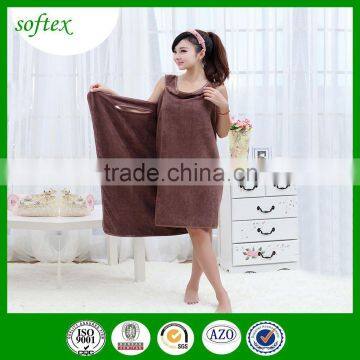 Fast Drying Microfiber Soft Spa Bathrobes Bath skirt Generic lady bath towel