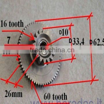 China kingruth 16/60 teeth ATV starter tooth wheel