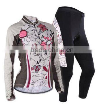 Custom cycling wear cycling long sleeve jersey and pants set cycling jersey oem custom dye sublimation long sleeve cycling wear