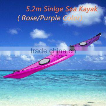 5.2m more colors single roto molded plastic kayak / cool kayak / kayak sale