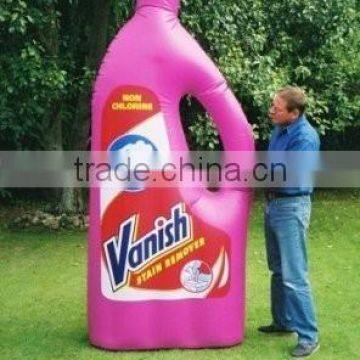 Laundry bottle PVC balloon with logo printing for advertising